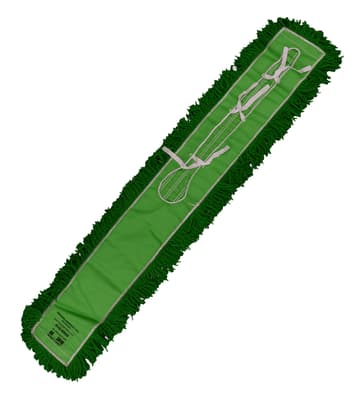 Launderable Cotton Dust Mop Head, Color-Coded, Quick Change, 1 Each