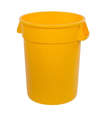 34103204 BRONCO CONTAINER 32 GAL YELLOW FOOD GRADE