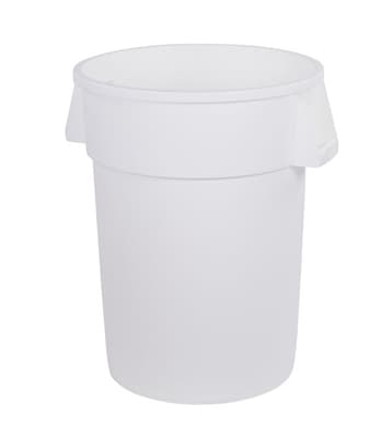 34104402 BRONCO CONTAINER 44 GAL WHITE FOOD GRADE