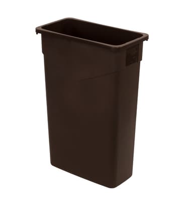 Sparta® TrimLine™ Waste Container, Color-Coded, 23-Gal, 20"L x 11"W x 30"H, Polyethylene, 1 Each