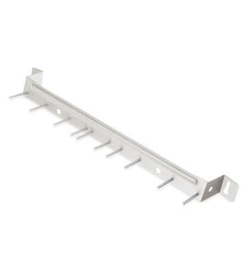 Sparta® Spectra® Brush Rack, Color-Coded, 17" OAL, Aluminum, Holds 10 Tools, 1 Each