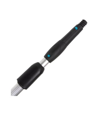 Sparta® Telescopic Extension Pole, 48" OAL, Aluminum, Plastic Tip, Standard Thread, 1 Each