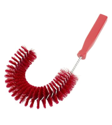 Sparta® CIP Hook Brush, 11.5"L x 2.25" Dia, Color-Coded, Medium Polyester Bristles, 1 Each