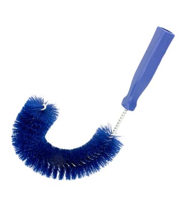 Sparta® CIP Hook Brush, 11.5"L x 2.25" Dia, Color-Coded, Medium Polyester Bristles, 1 Each