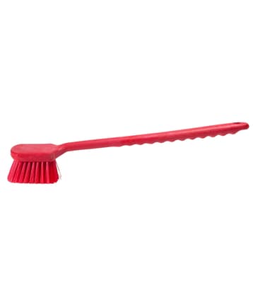 Sparta® Long Handle Floater Scrub Brush, 20"L x 3"W, Color-Coded, Stiff Polyester Bristles