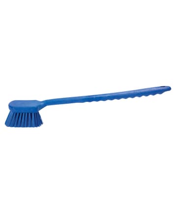 Sparta® Long Handle Floater Scrub Brush, 20"L x 3"W, Color-Coded, Stiff Polyester Bristles