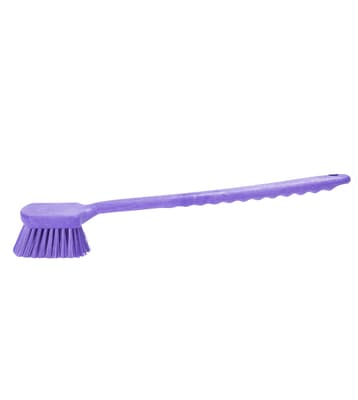 Sparta® Long Handle Floater Scrub Brush, 20"L x 3"W, Color-Coded, Stiff Polyester Bristles