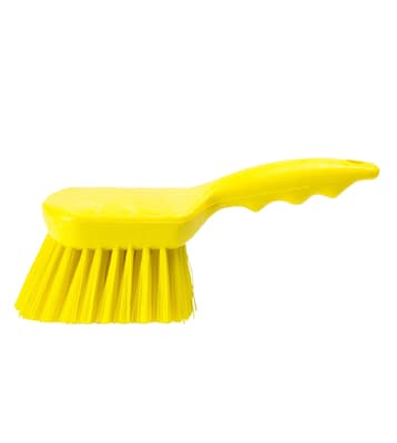 Sparta® Short Handle Floater Scrub Brush, 8"L x 3"W, Color-Coded, Polyester Bristles