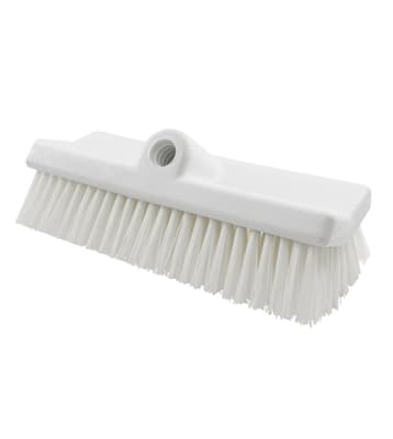 Sparta® Hi-Lo™ Floor Scrub Brush, 10"L x 5"W, Color-Coded, Stiff Polypropylene Bristles, 1 Each