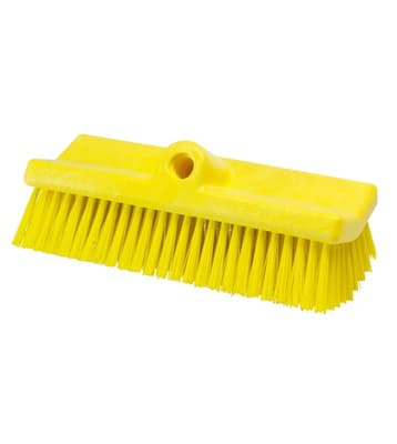 Sparta® Hi-Lo™ Floor Scrub Brush, 10"L x 5"W, Color-Coded, Stiff Polypropylene Bristles, 1 Each