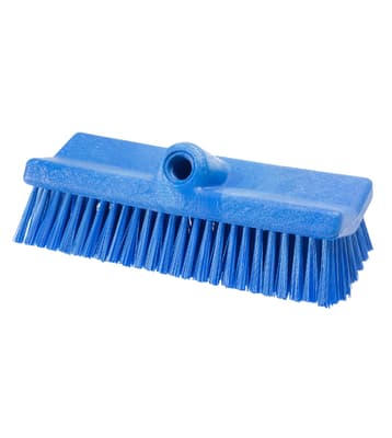 Sparta® Hi-Lo™ Floor Scrub Brush, 10"L x 5"W, Color-Coded, Stiff Polypropylene Bristles, 1 Each