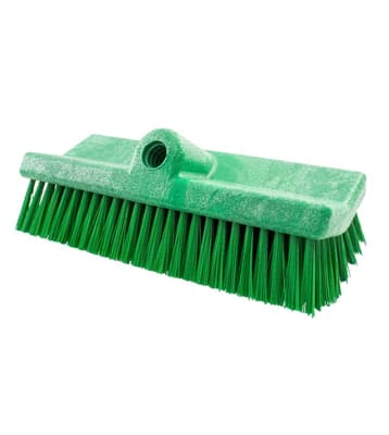 Sparta® Hi-Lo™ Floor Scrub Brush, 10"L x 5"W, Color-Coded, Stiff Polypropylene Bristles, 1 Each