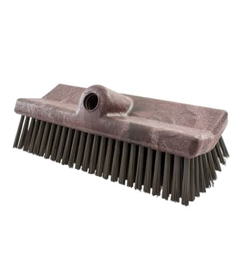 Sparta® Hi-Lo™ Floor Scrub Brush, 10"L x 5"W, Color-Coded, Stiff Polypropylene Bristles, 1 Each