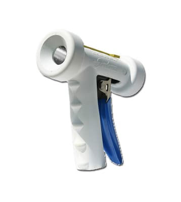 Strahman® S-70 Spray Nozzle with 360° Swivel Hose Barb Adapter, 5/8", Stainless Steel, White, 1 Each