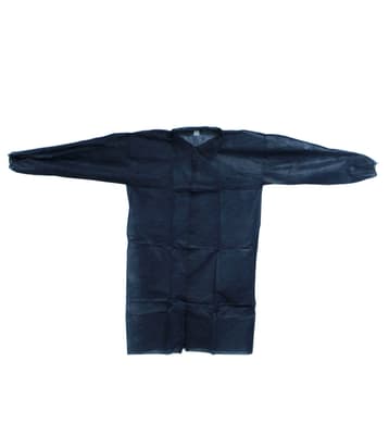SaniWear™ Disposable Lab Coat with Elastic Cuffs, Hook & Loop Closure, Color-Coded, Polypropylene, 30/Case
