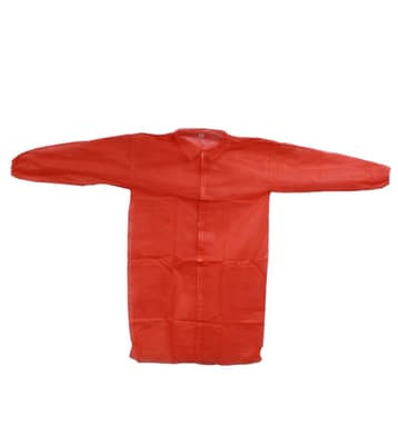SaniWear™ Disposable Lab Coat with Elastic Cuffs, Hook & Loop Closure, Color-Coded, Polypropylene, 30/Case