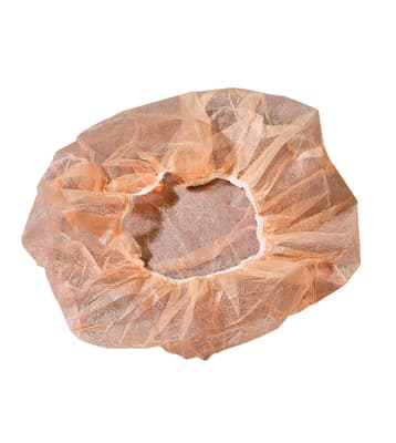 Polypropylene Hand Sewn Bouffant Caps, Color-Coded, 100/Bag, 10 Bags/Case