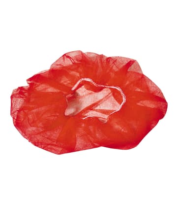Polypropylene Hand Sewn Bouffant Caps, Color-Coded, 100/Bag, 10 Bags/Case