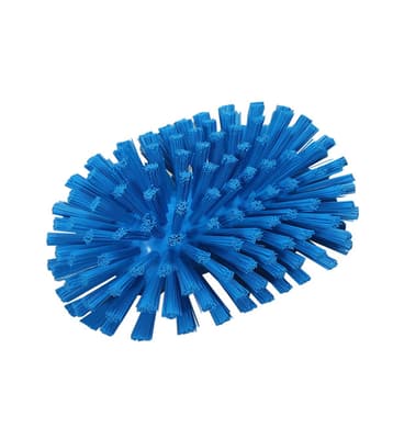 Vikan® Tank Brush, Color-Coded, 5.1"W x 8.1"L, Medium Polyester Bristles, Polypropylene Block, 1 Each