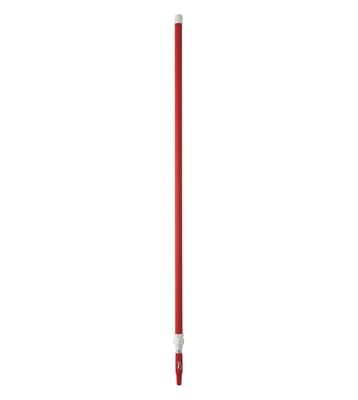 Vikan® Euro-Thread Telescopic Aluminum Handle, Color-Coded, Polypropylene Male Tip, 1 Each
