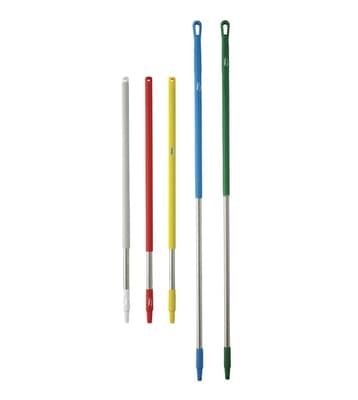 Vikan® Euro-Thread Stainless Steel Handle, Color-Coded, Polypropylene Male Tip, 1 Each