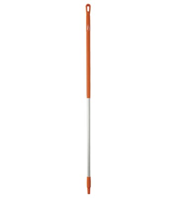 Vikan® Euro-Thread Aluminum Handle, Color-Coded, Polypropylene Male Tip, 1 Each