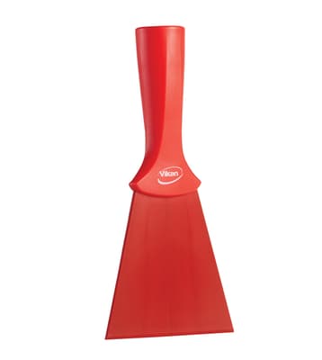Vikan® Scraper with Threaded Handle, Nylon, Color-Coded, 3.9"W x 8.1" OAL, 1 Each