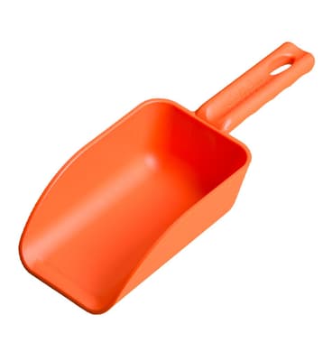 Vikan® Flat Hand Scoop, Polypropylene, Color-Coded, 1 Each