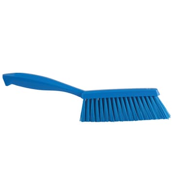 Vikan® Edge Bench Brush, Color-Coded, 1.4"W x 13"L, Polyester Bristles, Polypropylene Block, 1 Each