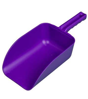 Vikan® Flat Hand Scoop, Polypropylene, Color-Coded, 1 Each