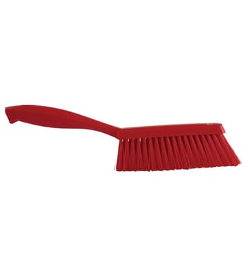 Vikan® Edge Bench Brush, Color-Coded, 1.4"W x 13"L, Polyester Bristles, Polypropylene Block, 1 Each