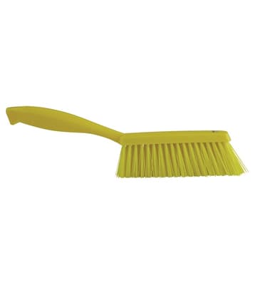 Vikan® Edge Bench Brush, Color-Coded, 1.4"W x 13"L, Polyester Bristles, Polypropylene Block, 1 Each