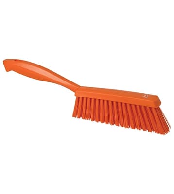 Vikan® Edge Bench Brush, Color-Coded, 1.4"W x 13"L, Polyester Bristles, Polypropylene Block, 1 Each