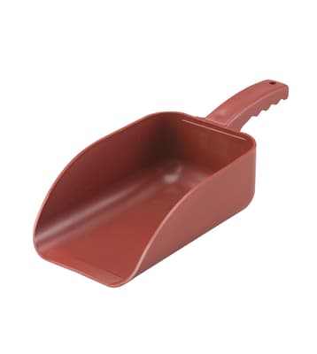 Vikan® Flat Hand Scoop, Polypropylene, Color-Coded, Metal Detectable, 1 Each