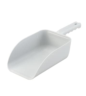 Vikan® Flat Hand Scoop, Polypropylene, Color-Coded, Metal Detectable, 1 Each