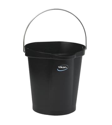 Vikan® Flat-Sided Pail, Color-Coded, Polypropylene, 1 Each