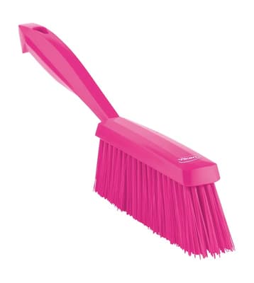 Vikan® Edge Bench Brush, Color-Coded, 1.4"W x 13"L, Polyester Bristles, Polypropylene Block, 1 Each
