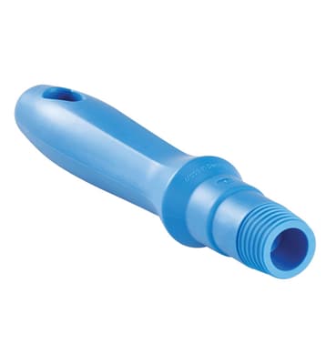 Vikan® Euro-Thread Polypropylene Handle, 6" OAL, Color-Coded, Polypropylene Male Tip, 1 Each
