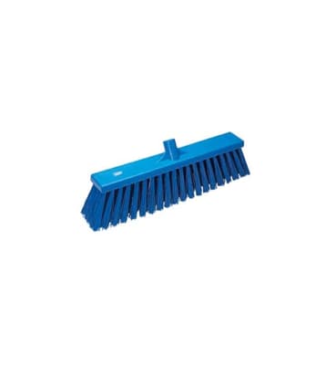 Vikan® Stiff Floor Broom Head, Color-Coded, 3.5"W, 20.9" OAL, 4.1" Trim, 1 Each