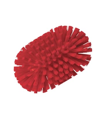 Vikan® Tank Brush, Color-Coded, 5.1"W x 8.1"L, Stiff Polyester Bristles, Polypropylene Block, 1 Each