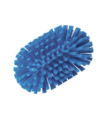 Vikan® Tank Brush, Color-Coded, 5.1"W x 8.1"L, Stiff Polyester Bristles, Polypropylene Block, 1 Each