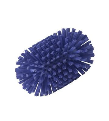 Vikan® Tank Brush, Color-Coded, 5.1"W x 8.1"L, Stiff Polyester Bristles, Polypropylene Block, 1 Each