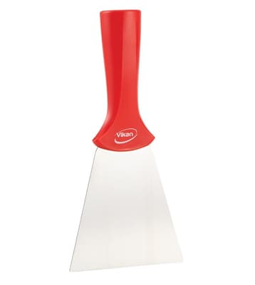 Vikan® Hand Scraper with Threaded Handle, Stainless Steel, Color-Coded, 1 Each