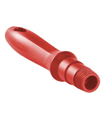 Vikan® Euro-Thread Polypropylene Handle, 6" OAL, Color-Coded, Polypropylene Male Tip, 1 Each