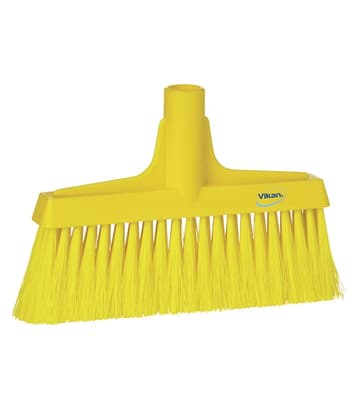 Vikan® Lobby Broom Head, Color-Coded, 1.4"W, 10.2" OAL, 3" Trim, 1 Each