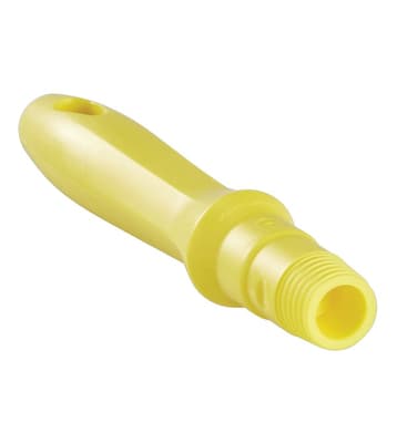 Vikan® Euro-Thread Polypropylene Handle, 6" OAL, Color-Coded, Polypropylene Male Tip, 1 Each