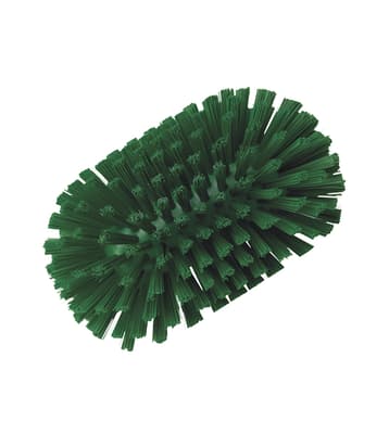 Vikan® Tank Brush, Color-Coded, 5.1"W x 8.1"L, Stiff Polyester Bristles, Polypropylene Block, 1 Each