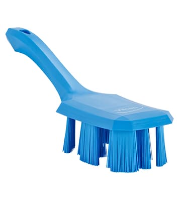 Vikan® UST Short Handle Hand Brush, Color-Coded, 2.8"W x 10.2"L, 1.5" Trim, 1 Each