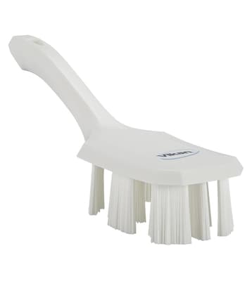 Vikan® UST Short Handle Hand Brush, Color-Coded, 2.8"W x 10.2"L, 1.5" Trim, 1 Each