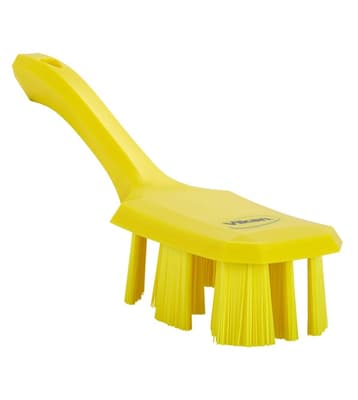Vikan® UST Short Handle Hand Brush, Color-Coded, 2.8"W x 10.2"L, 1.5" Trim, 1 Each